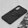 Husa pentru Xiaomi Redmi 13C 4G / Poco C65 - Armor Ring Hybrid - Neagra