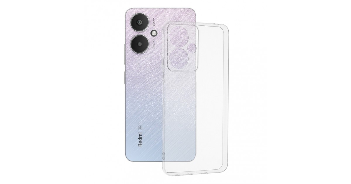 Husa pentru Xiaomi Redmi 13C 5G / Poco M6 - Techsuit Clear Silicone - Transparent