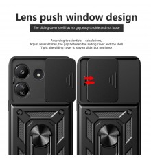 Husa pentru Xiaomi Redmi 13C 5G / Poco M6 - Techsuit CamShield Series - Neagra