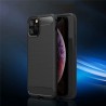 Husa pentru iPhone 11 Pro - Techsuit Carbon Silicone - Neagra