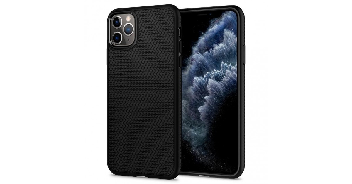 Husa pentru iPhone 11 Pro - Spigen Liquid Air - Matte Neagra