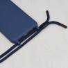 Husa pentru iPhone 11 Pro - Techsuit Crossbody Lanyard - Albastra