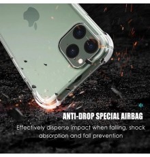 Husa pentru iPhone 11 Pro - Techsuit Shockproof Clear Silicone - Clear