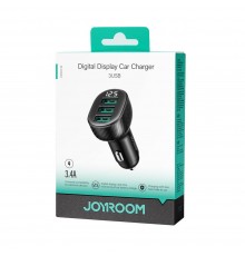 Incarcator Auto 3x USB, 17W - JoyRoom (JR-CCD03) - Negru