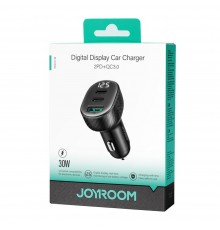 Incarcator Auto USB, 2x Type-C, Fast Charging, 3A, 30W - JoyRoom (JR-CCD04) - Negru