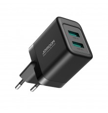 Incarcator 2x USB, Quick Charge, 2.4A, 12W - JoyRoom (JR-TCN01) - Negru