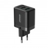 Incarcator 2x USB, Quick Charge, 2.4A, 12W - JoyRoom (JR-TCN01) - Negru