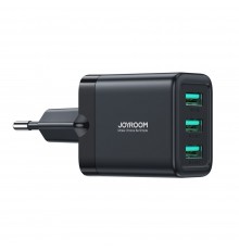 Incarcator 3x USB, 3.4A, 17W - JoyRoom (JR-TCN02) - Negru