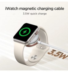 Incarcator Wireless pentru Apple Watch, 1A, 5V, 3.5W, 1.2m - JoyRoom (S-IW011) - Alb