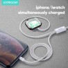 Incarcator Wireless pentru Apple Watch, USB, Lightning, 2.5W, 3A, 1.5m - JoyRoom (S-IW002S) - Alb