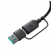 Incarcator Wireless la USB, Type-C - JoyRoom (JR-WQM03) - Negru