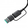 Incarcator Wireless la USB, Type-C - JoyRoom (JR-WQM03) - Negru