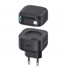 Incarcator Priza USB-C PD35W cu Cablu Type-C - Usams XMF Series (US-CC202) - Negru