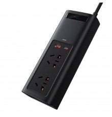 Invertor pentru Masina USB, Type-C, CN/EU, 220V, 150W - Baseus (CRNBQ-A01) - Negru