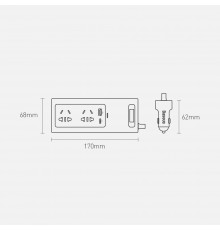 Invertor pentru Masina USB, Type-C, CN/EU, 220V, 150W - Baseus (CRNBQ-A01) - Negru