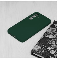 Husa pentru Samsung Galaxy S24 - Techsuit Soft Edge Silicone - Verde inchisa