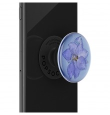 Suport pentru telefon - Popsockets PopGrip - Pressed Flower Larkspur Mov