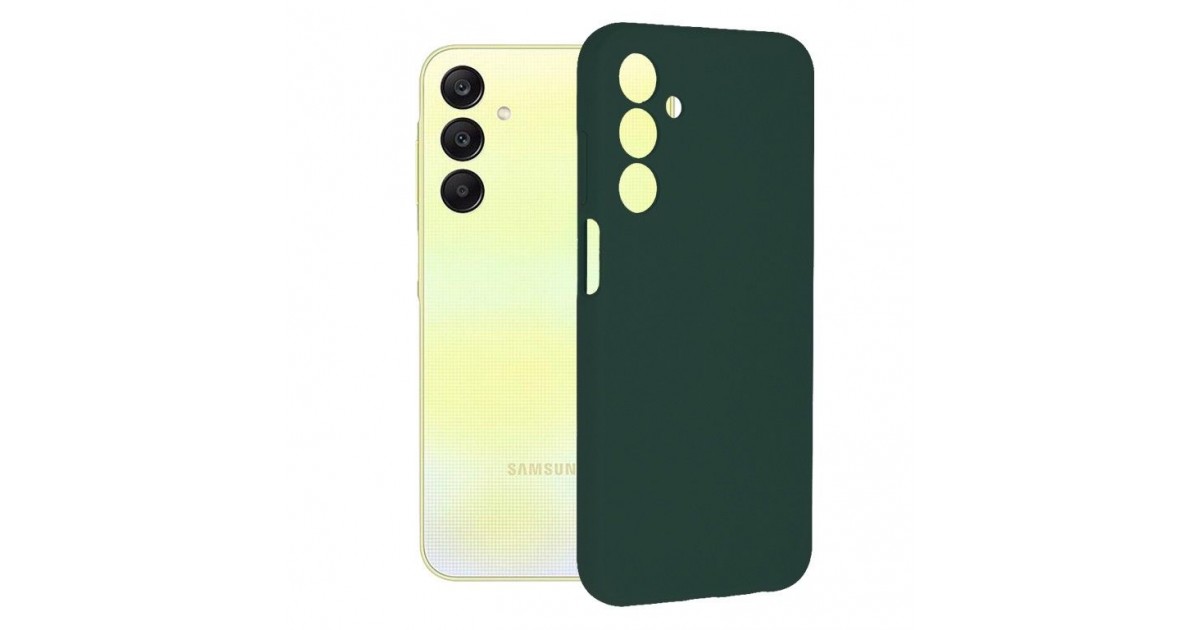 Husa pentru Samsung Galaxy A25 5G - Techsuit Soft Edge Silicone - Verde inchisa