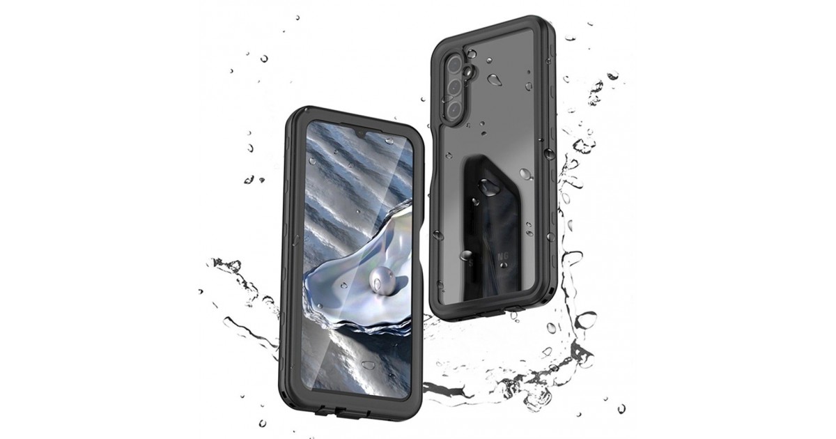 Husa pentru Samsung Galaxy A14 4G / A14 5G - ShellBox Waterproof IP68 Case - Neagra