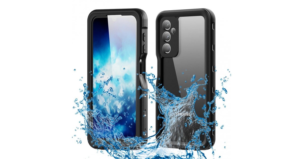 Husa pentru Samsung Galaxy A25 5G - ShellBox Waterproof IP68 Case - Neagra