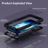 Husa pentru Samsung Galaxy A25 5G - ShellBox Waterproof IP68 Case - Neagra