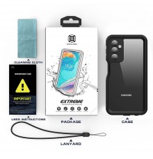 Husa pentru Samsung Galaxy A25 5G - ShellBox Waterproof IP68 Case - Neagra