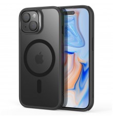 Husa pentru iPhone 15 - Techsuit Carbonite FiberShell - Cyan