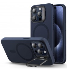 Husa pentru iPhone 15 Pro - Spigen Liquid Air - Navy Albastra