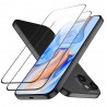 Folie pentru iPhone 15 (set 2) - ESR Tempered Glass - Negru