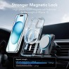 Husa pentru iPhone 15 Plus - ESR Classic Hybrid HaloLock Kickstand - Clear Albastra