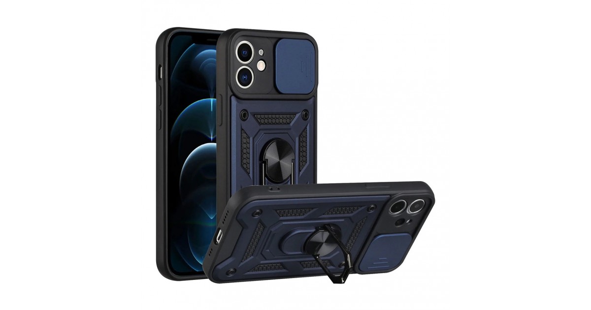 Husa pentru iPhone 11 - Techsuit CamShield Series - Albastra