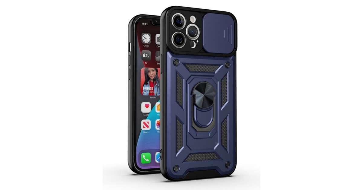 Husa pentru iPhone 11 Pro - Techsuit CamShield Series - Albastra