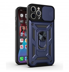 Husa iPhone 11 Pro - Gradient Glass, Albastru cu Violet