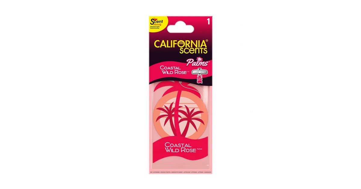 Odorizant pentru Masina - California Scents - Coastal Wild Rose