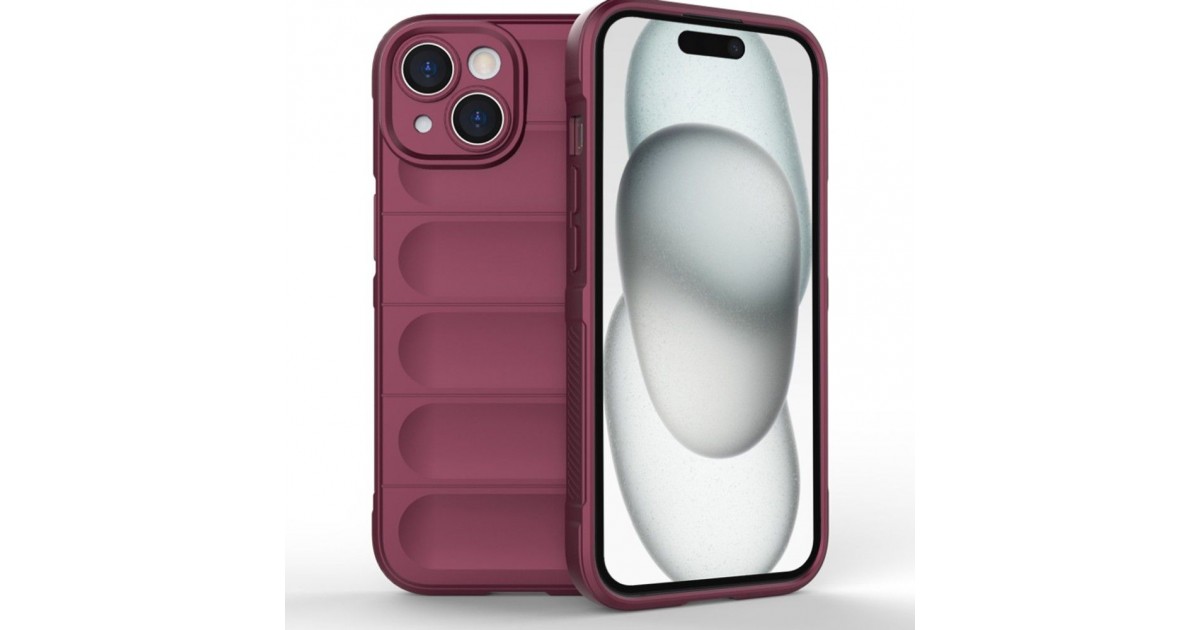 Husa pentru iPhone 15 - Techsuit Magic Shield - Bordeaux