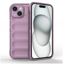 Husa pentru iPhone 15 - Techsuit Luxury Crystal MagSafe - Rosie