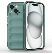 Husa pentru iPhone 15 Plus - Techsuit Hybrid Armor Kickstand - Verde