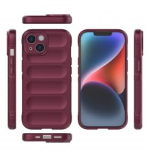 Husa pentru iPhone 15 Plus - Techsuit Magic Shield - Bordeaux