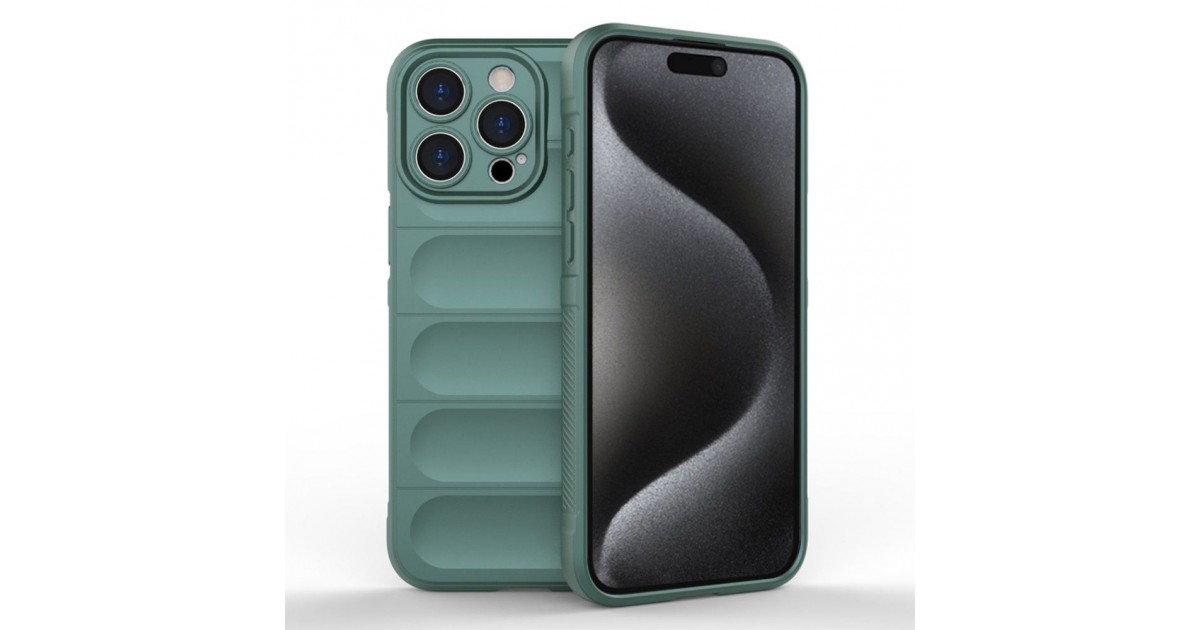 Husa pentru iPhone 15 Pro Max - Techsuit Magic Shield - Verde