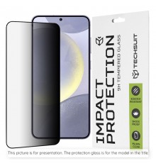 Folie pentru iPhone 15 Pro Max - Techsuit 111D Privacy Full Glue - Negru