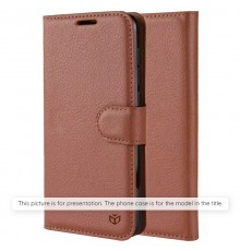 Husa pentru iPhone 11 Pro - Techsuit Leather Folio - Maro