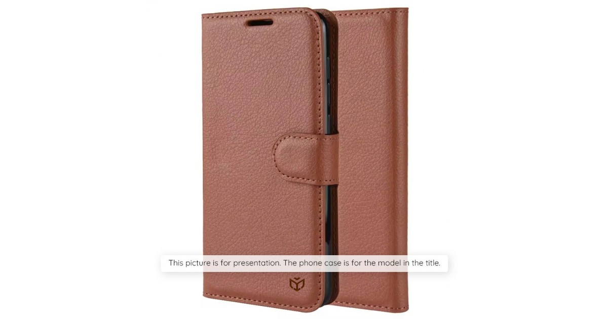 Husa pentru iPhone 15 Plus - Techsuit Leather Folio - Maro