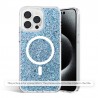 Husa pentru iPhone 11 - Techsuit Sparkly Glitter - Albastra