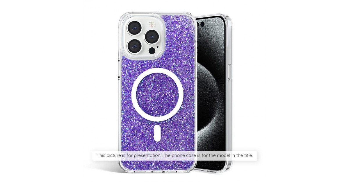 Husa pentru iPhone 11 - Techsuit Sparkly Glitter - Mov