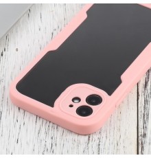 [PACHET 360] -  Husa pentru iPhone 11 + Folie - Techsuit ColorVerse 360 Series - Roz