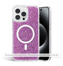 Husa pentru iPhone 11 Pro - Techsuit Sparkly Glitter - Mov