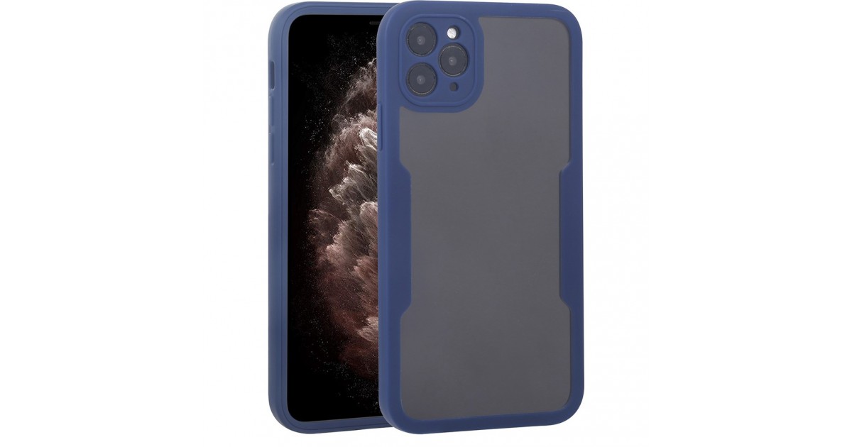 [PACHET 360] -  Husa pentru iPhone 11 Pro + Folie - Techsuit ColorVerse 360 Series - Albastra