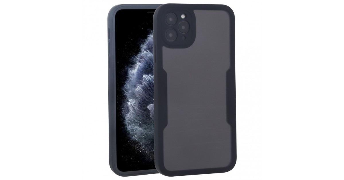 [PACHET 360] -  Husa pentru iPhone 11 Pro Max + Folie - Techsuit ColorVerse 360 Series - Neagra