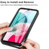 [PACHET 360] -  Husa pentru Samsung Galaxy A14 4G / A14 5G + Folie - Techsuit ColorVerse 360 Series - Mov