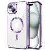 Husa pentru iPhone 15 Plus - Techsuit Luxury Crystal MagSafe - Light Mov